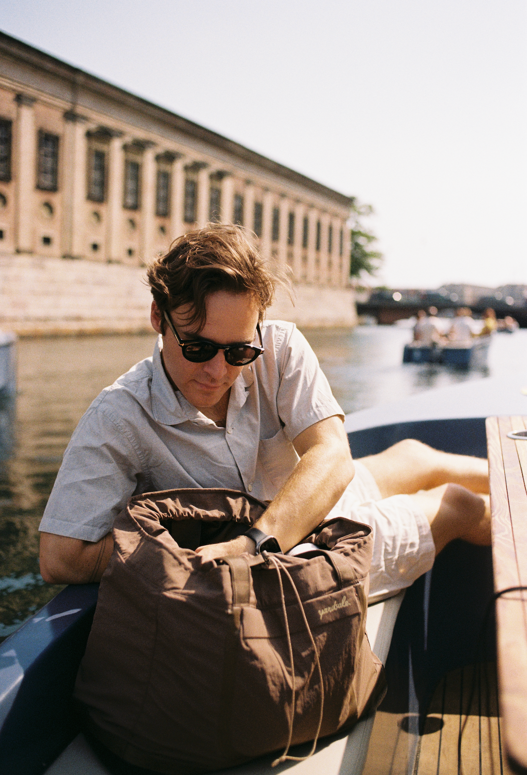 Image of a bag on a boat