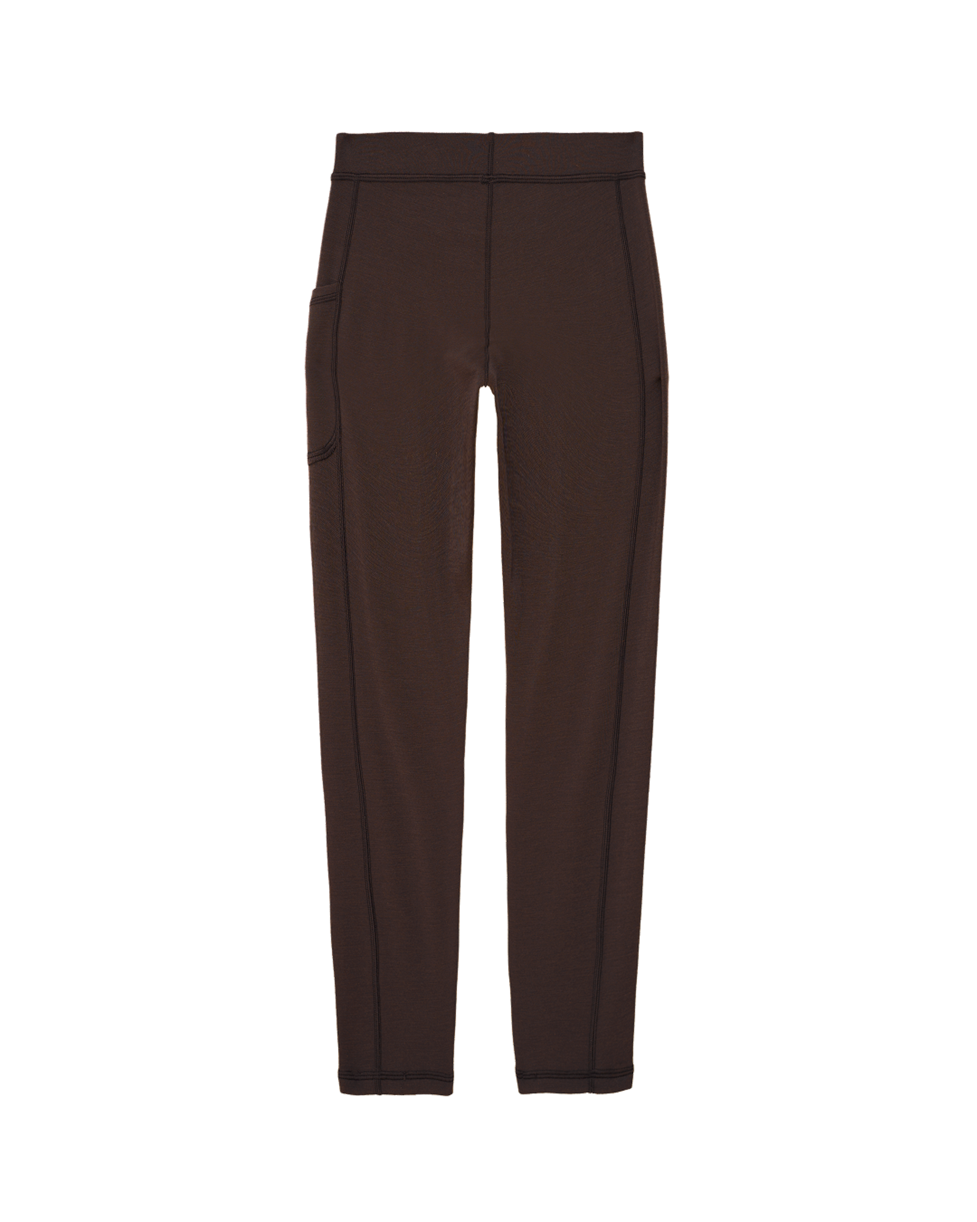 Mens baselayer bottom back brown