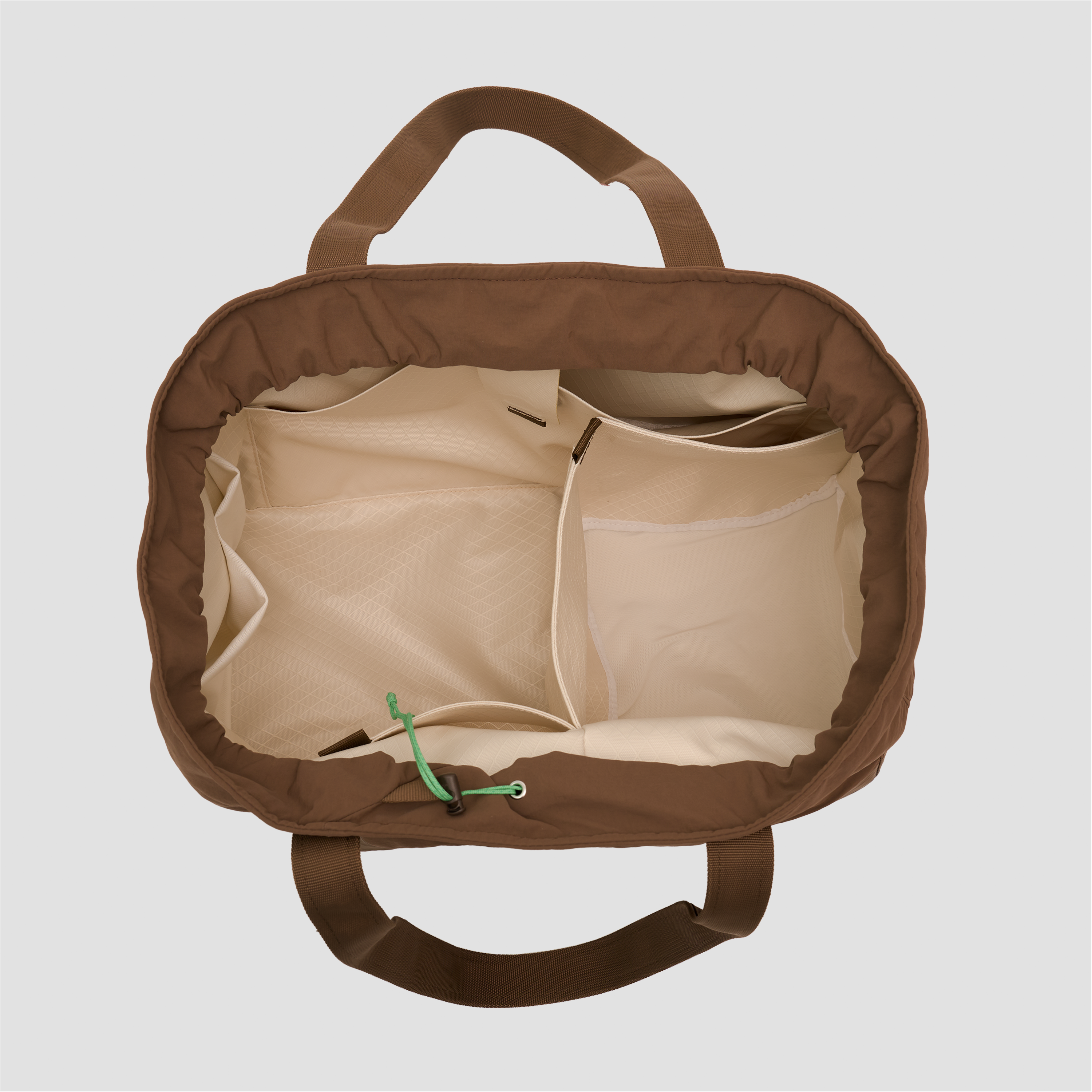 An image of Day Bag Brown top down