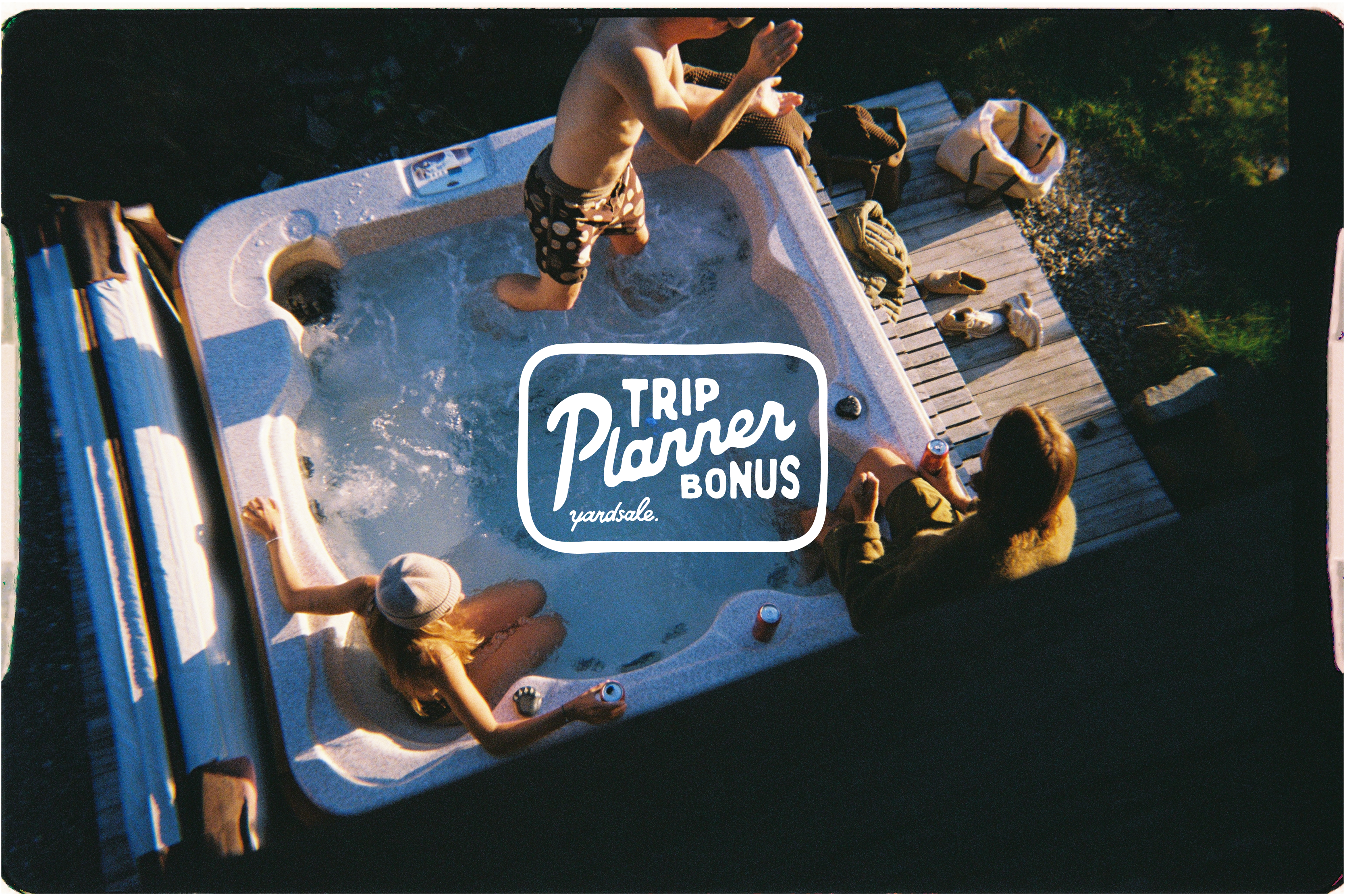 Photo of people in a hot tub