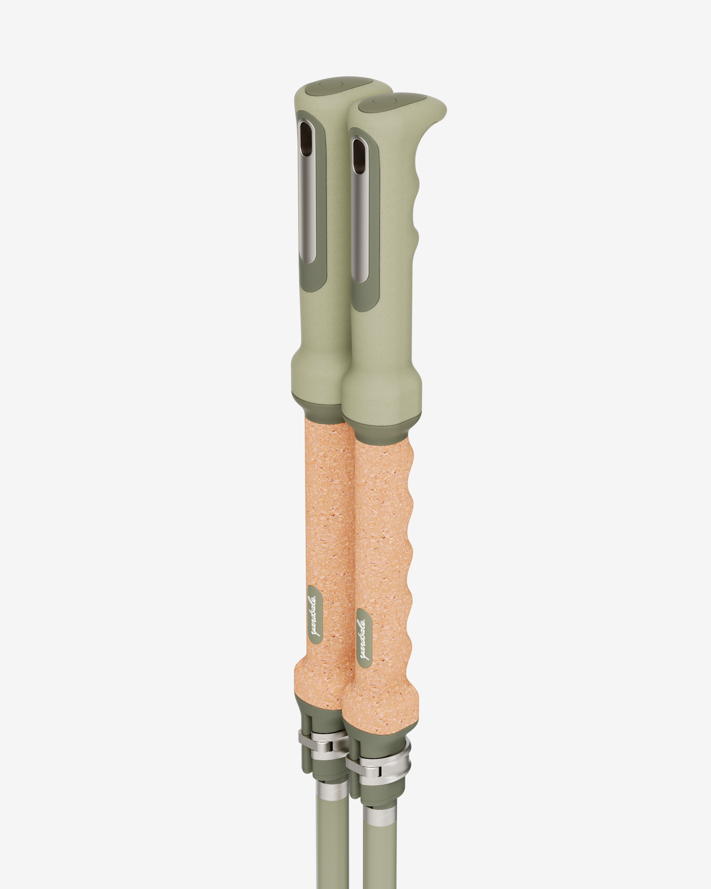T3 Trekking Poles Handle Back