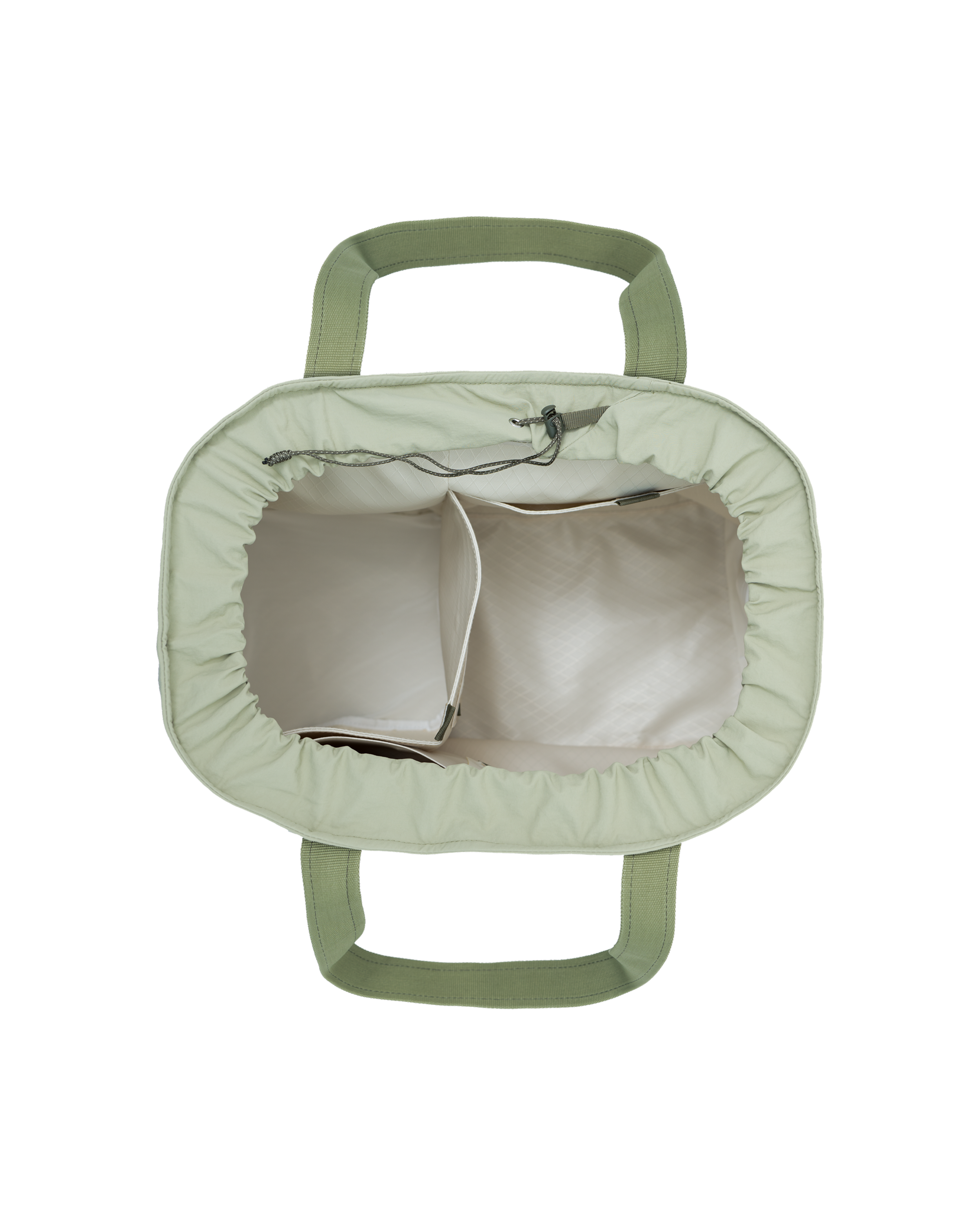 An image of Day Bag verde top down