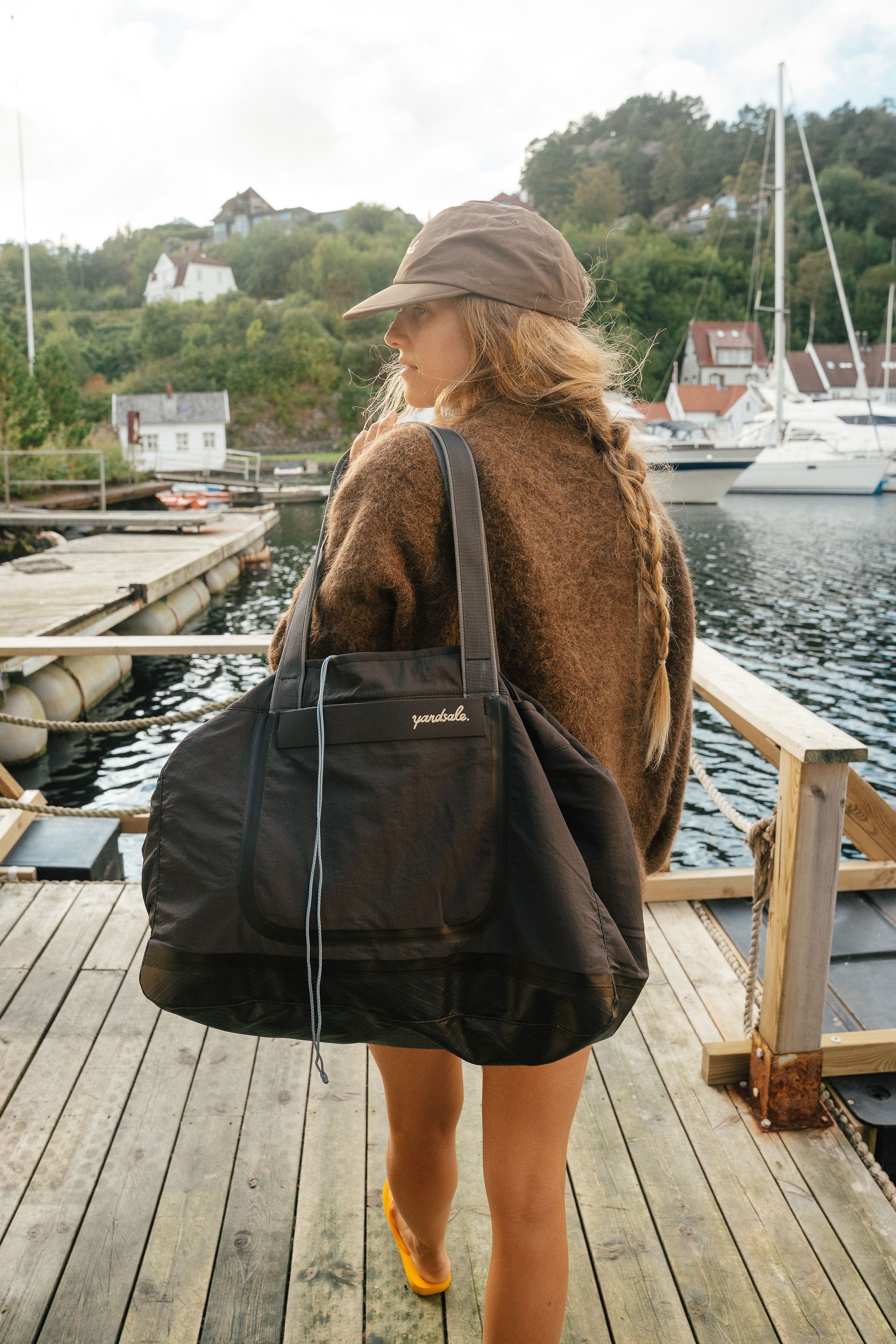 Day Bag in Double Black