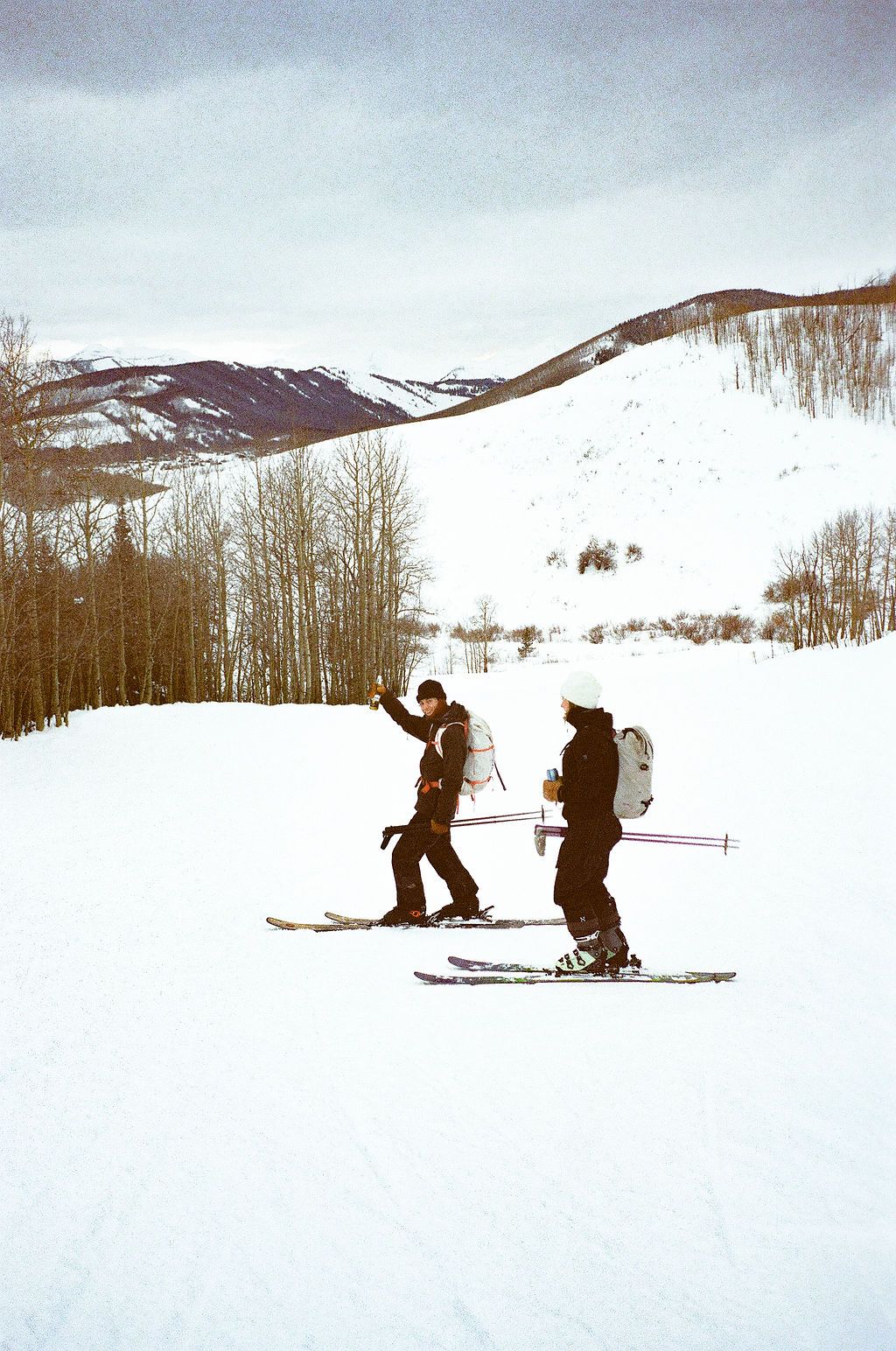 An image of people in the backcountry