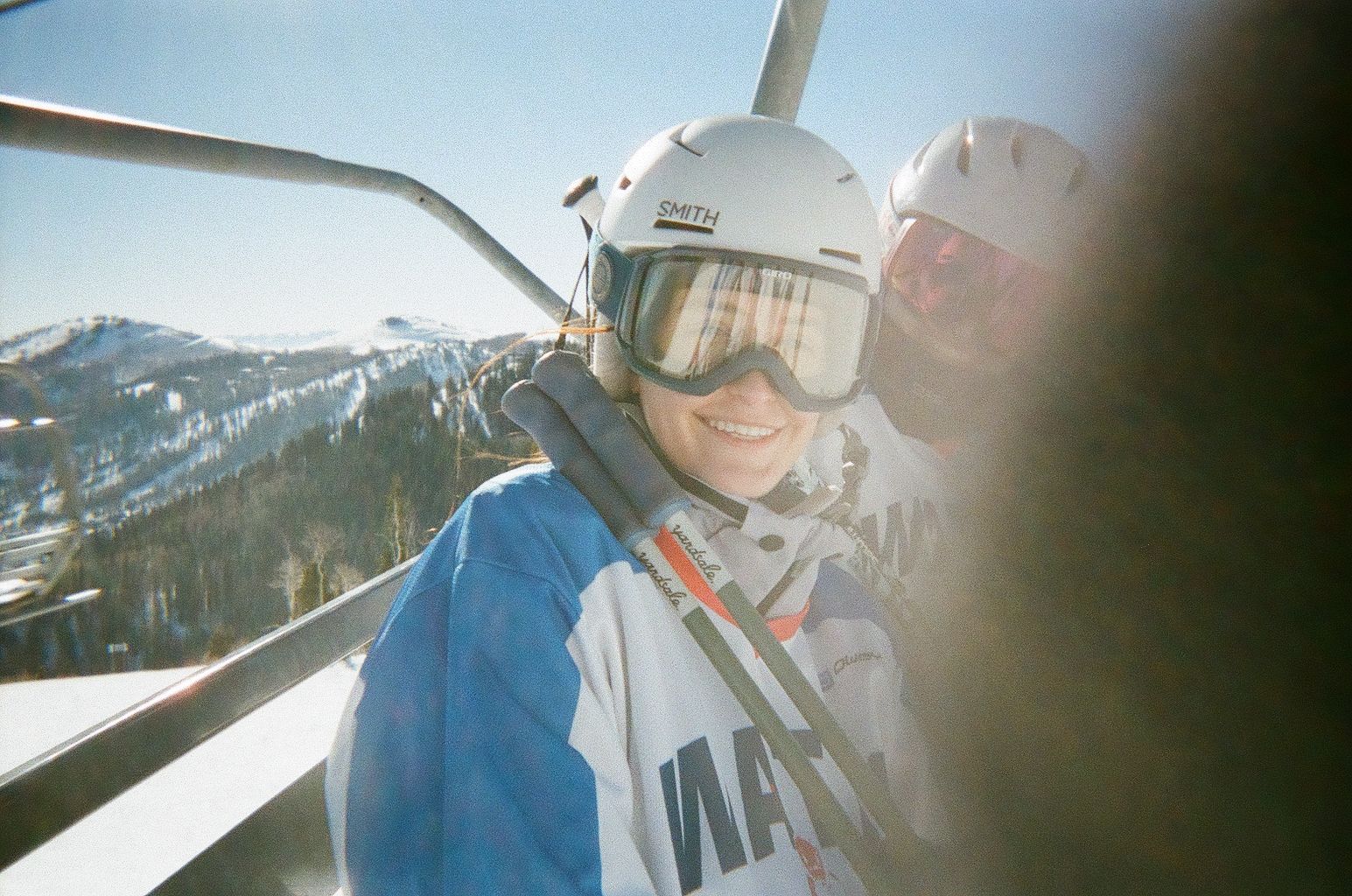 An image of friends skiing in Colorado