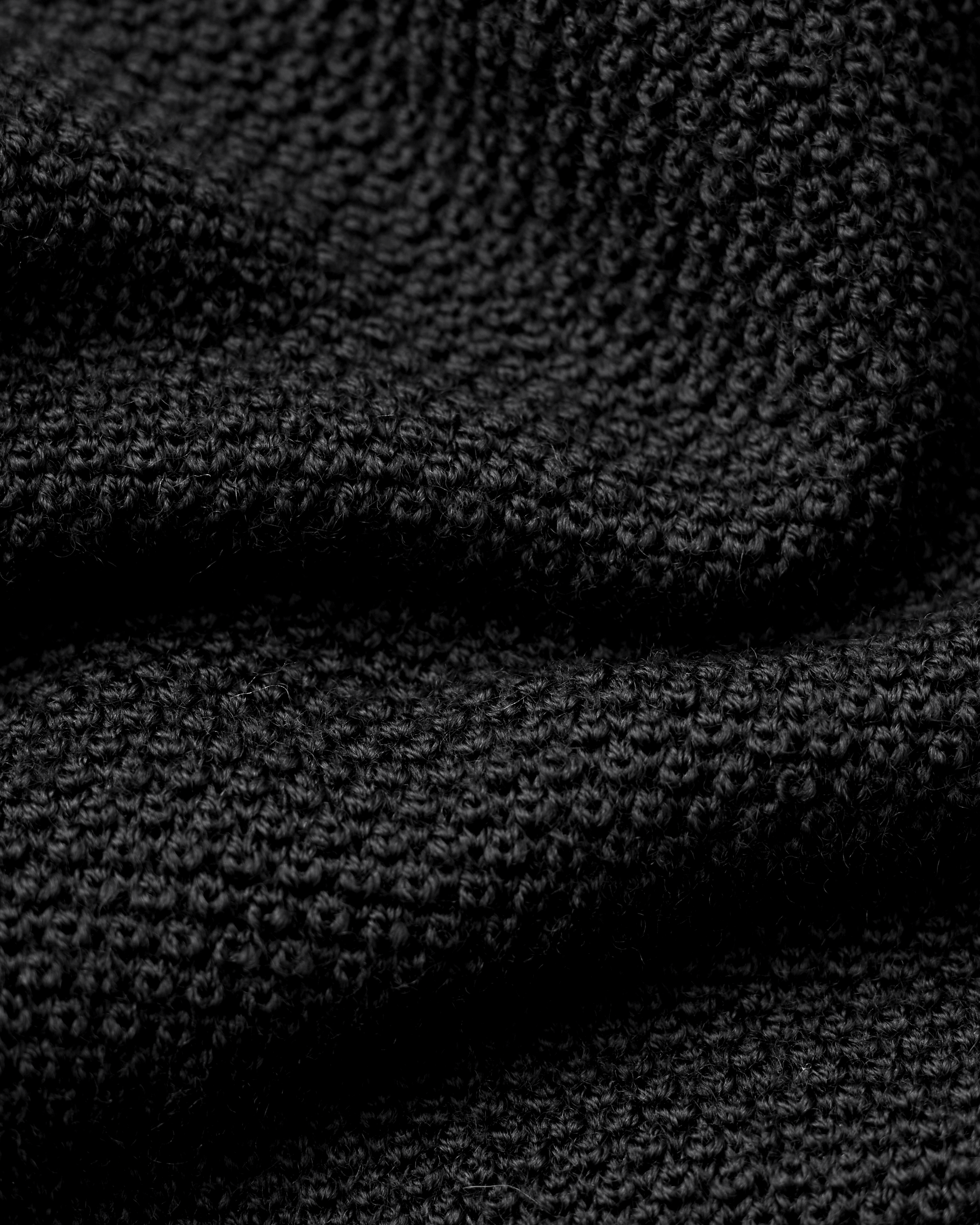 Women's baselayer top knit pattern black