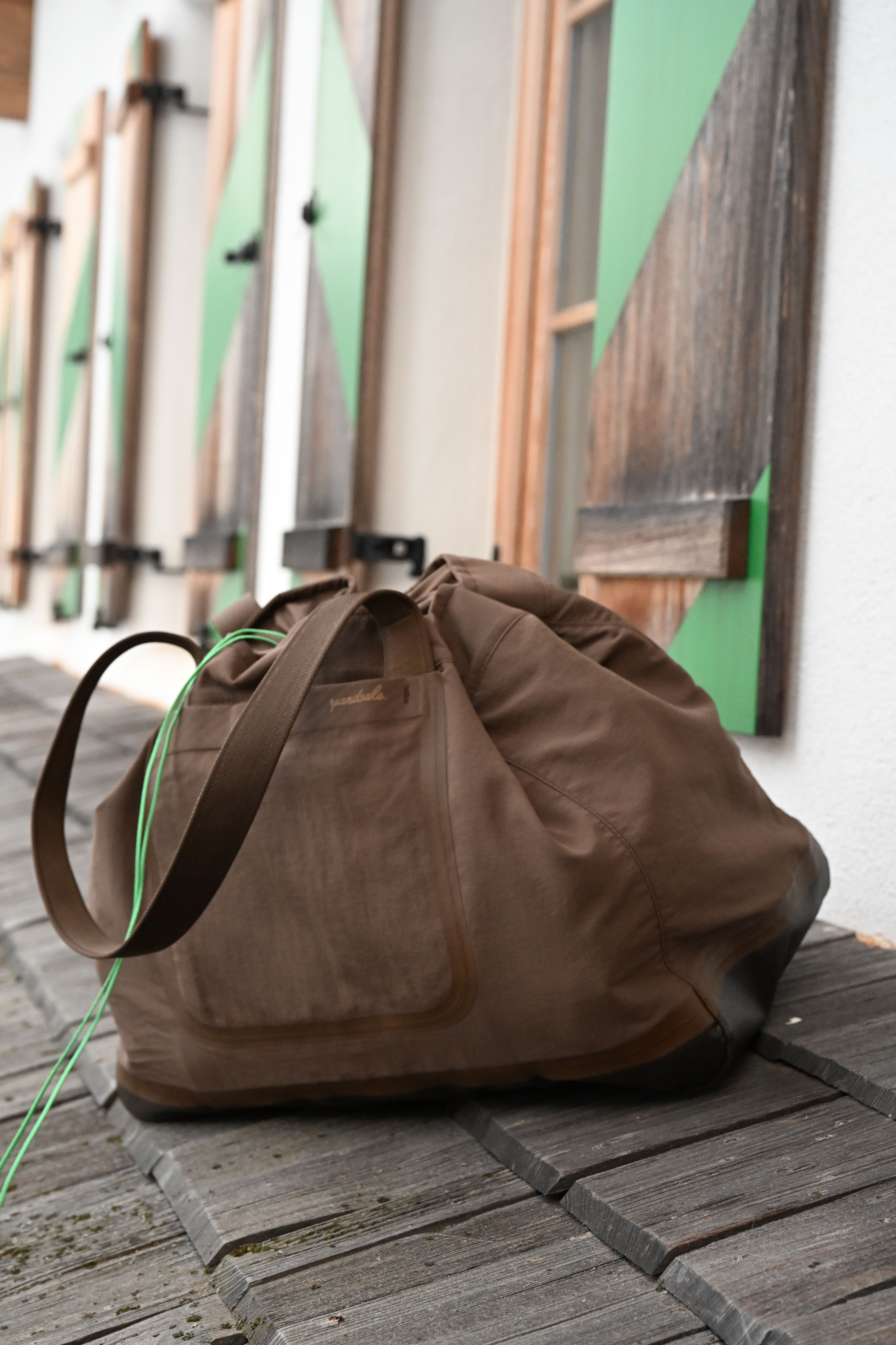 An image of a bag on a roof