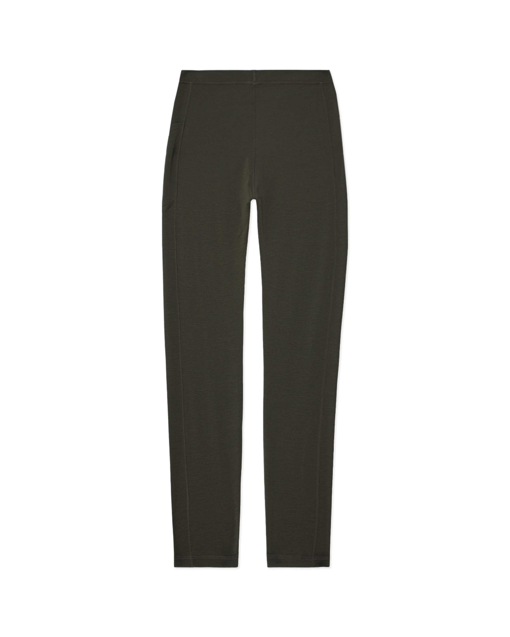 Mens baselayer bottom back green