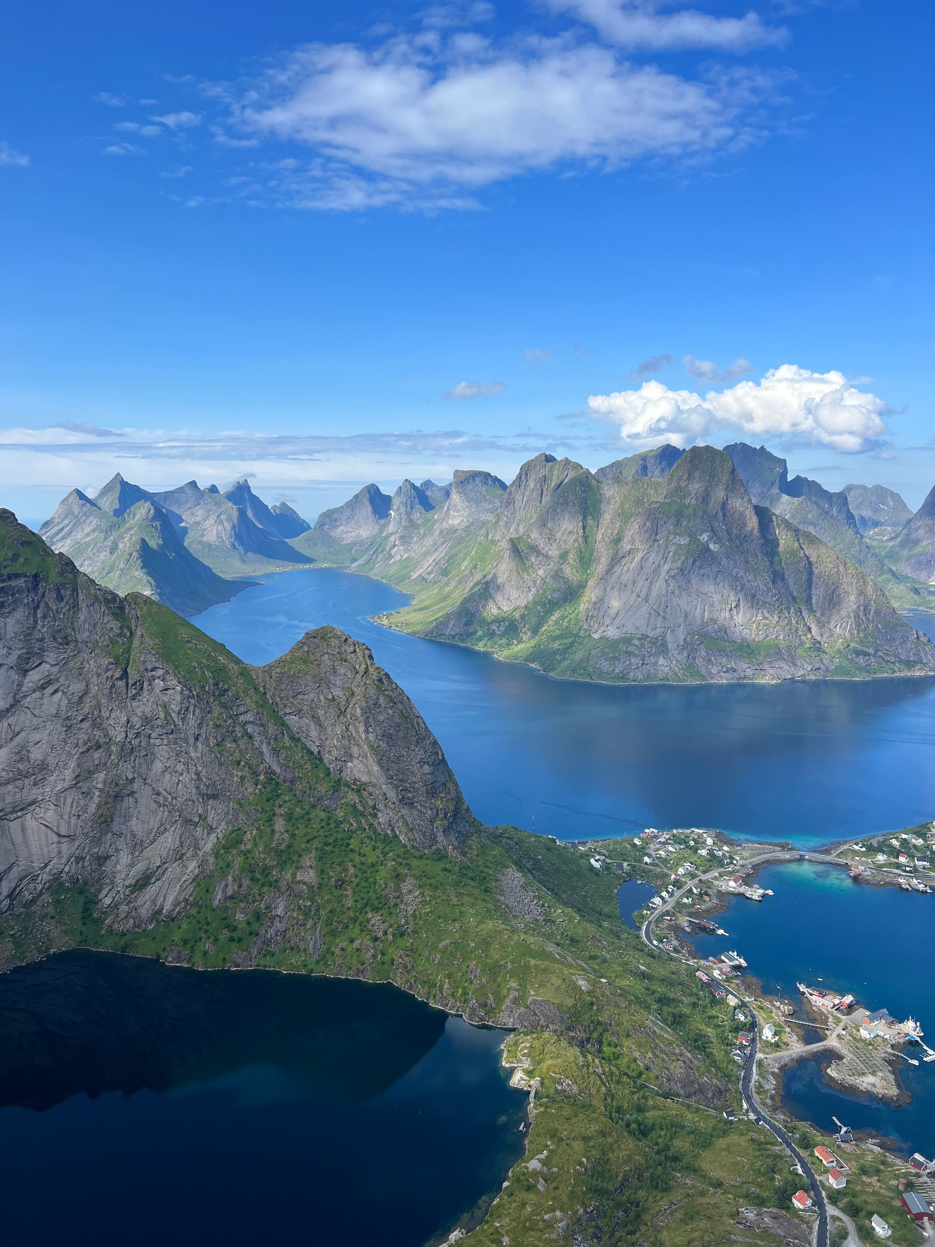 Image of the Reinebringen trail in Lofoten