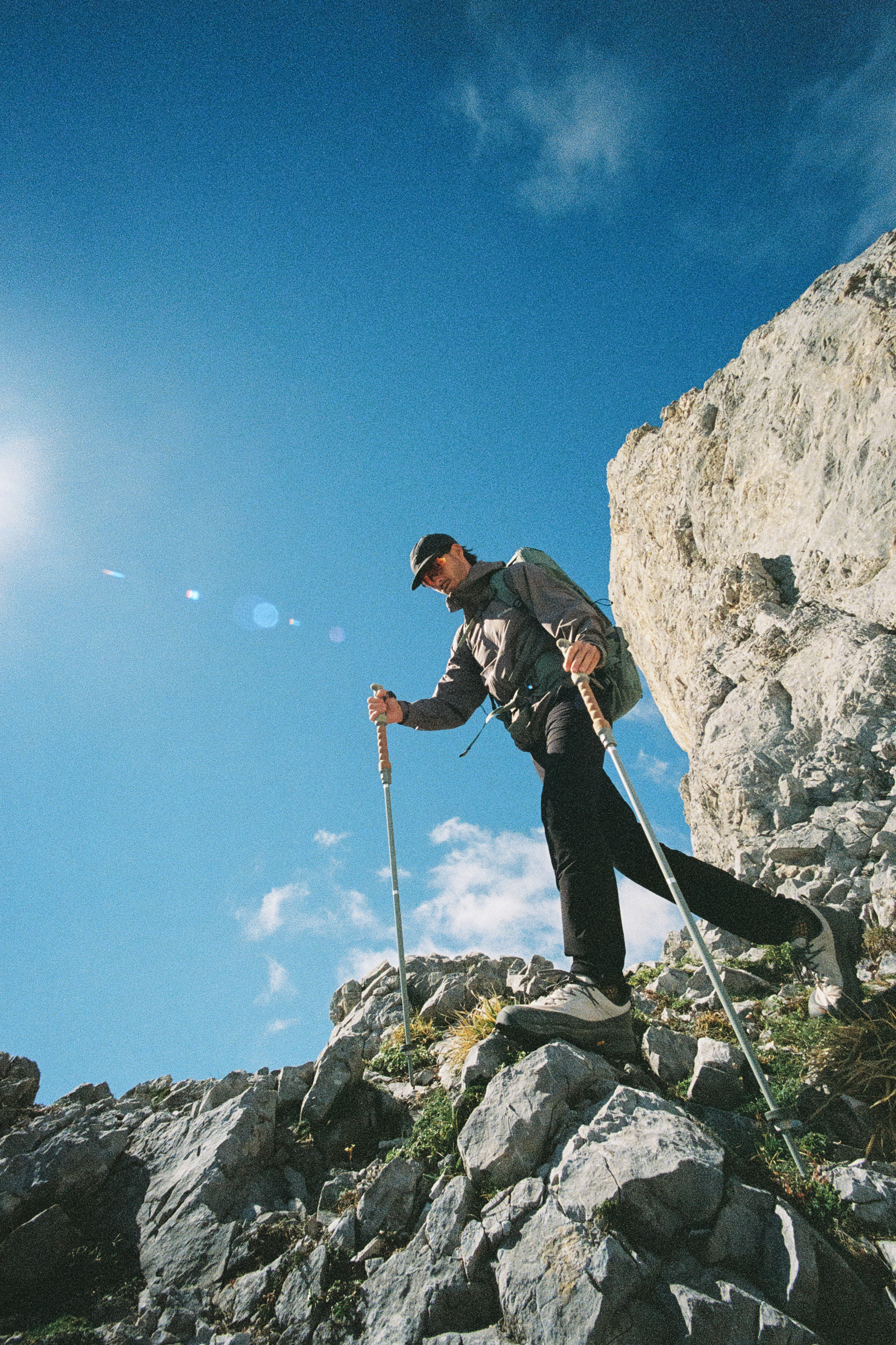 A lifestyle image of the Trekking Poles