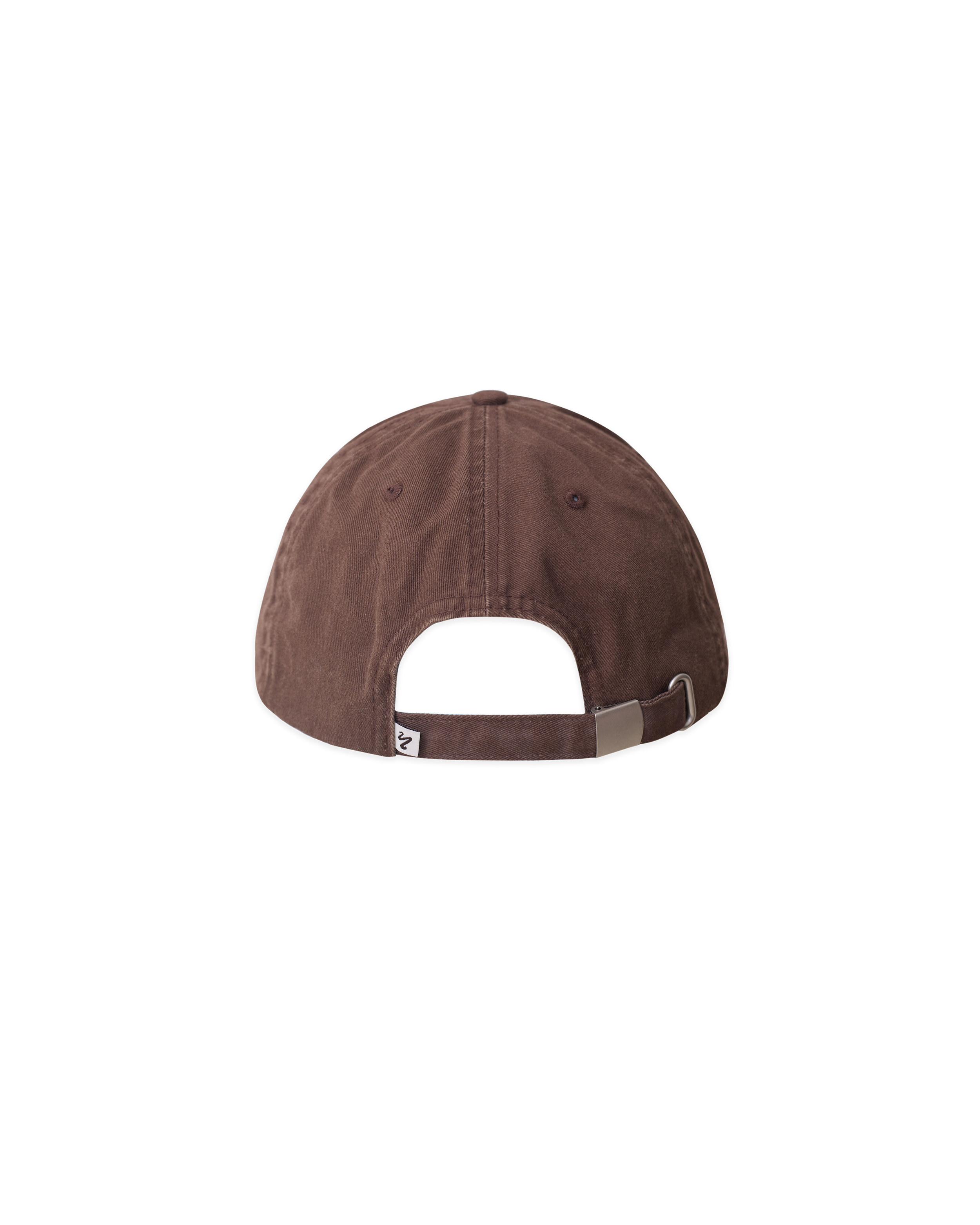 A photo of a brown SF baseball hat