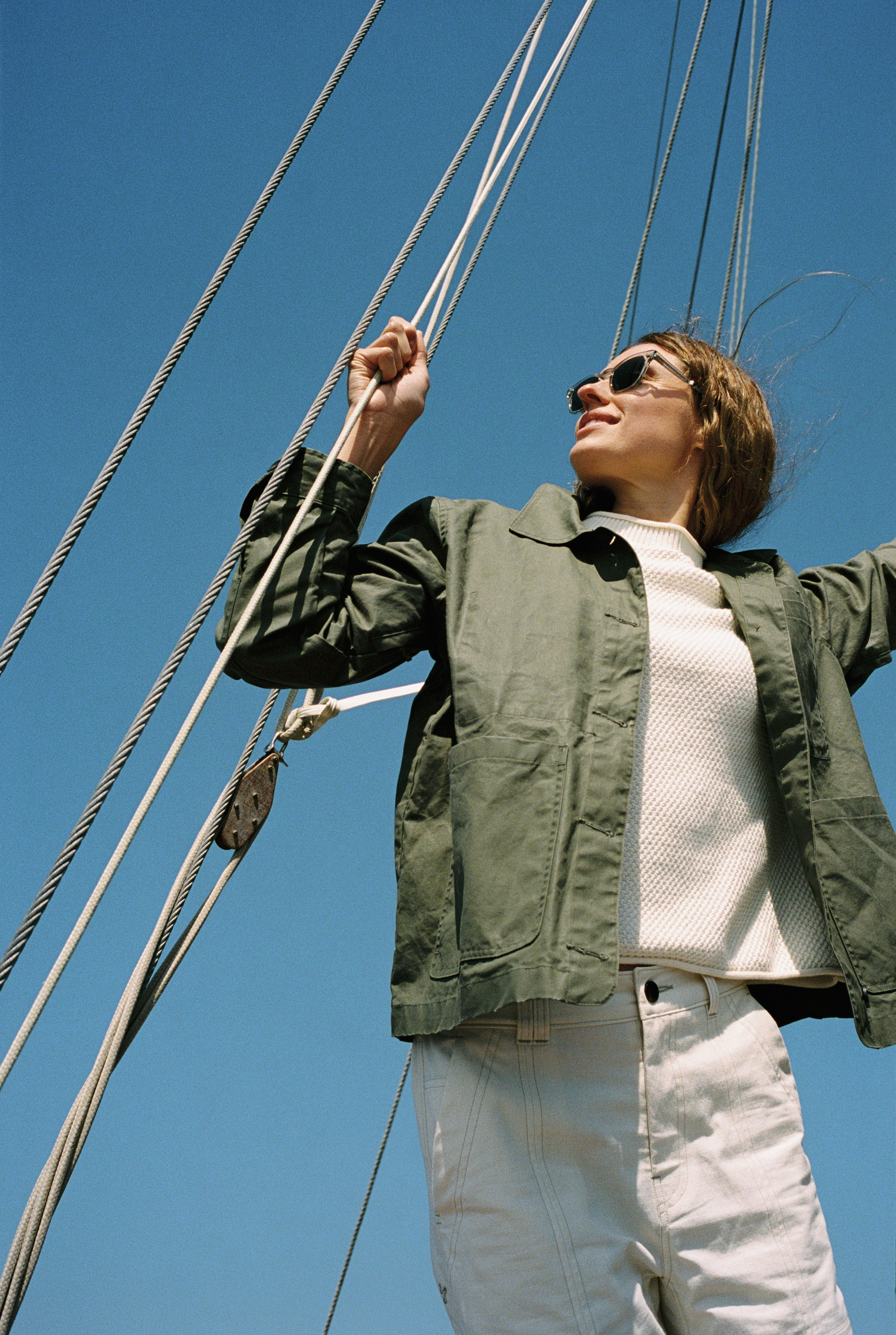 Closeup of sport coat interior with sunglasses pocket