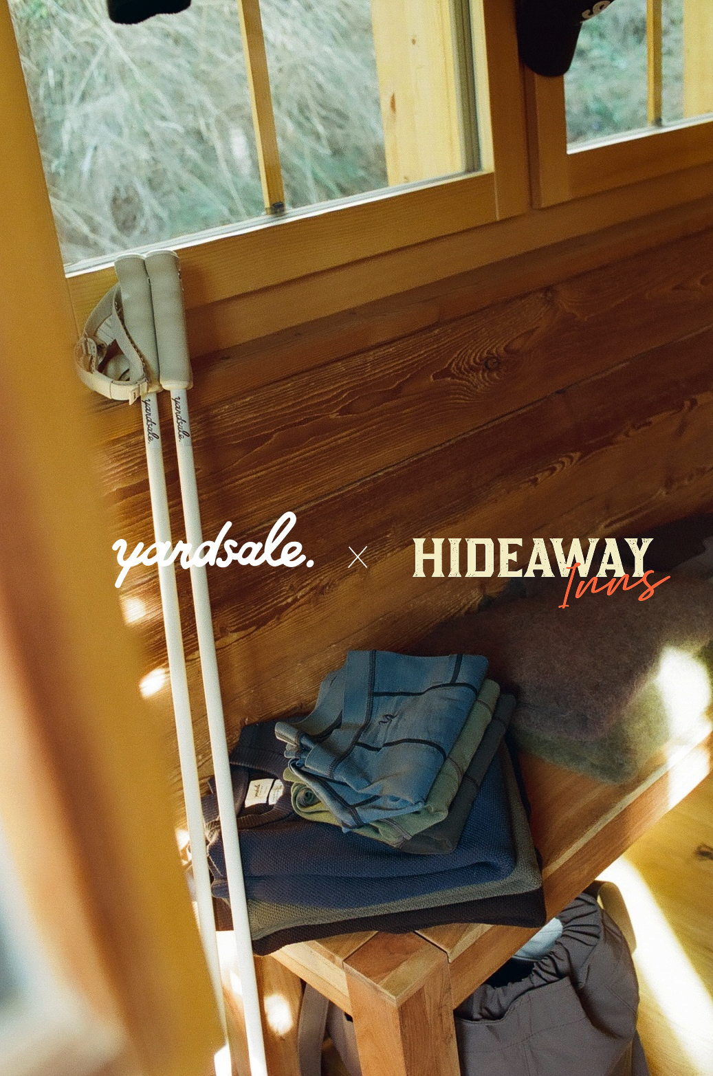 An image of the Hideaway logo and the Yardsale logo
