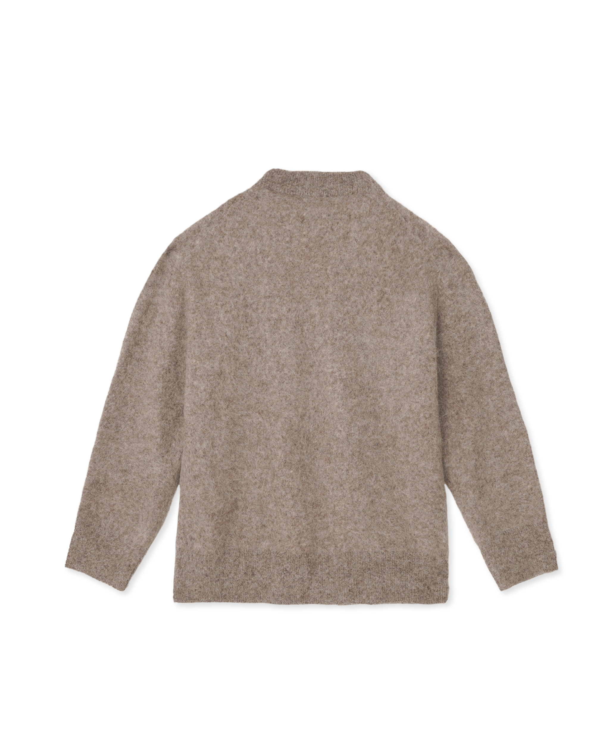 Moose dinner sweater, back
