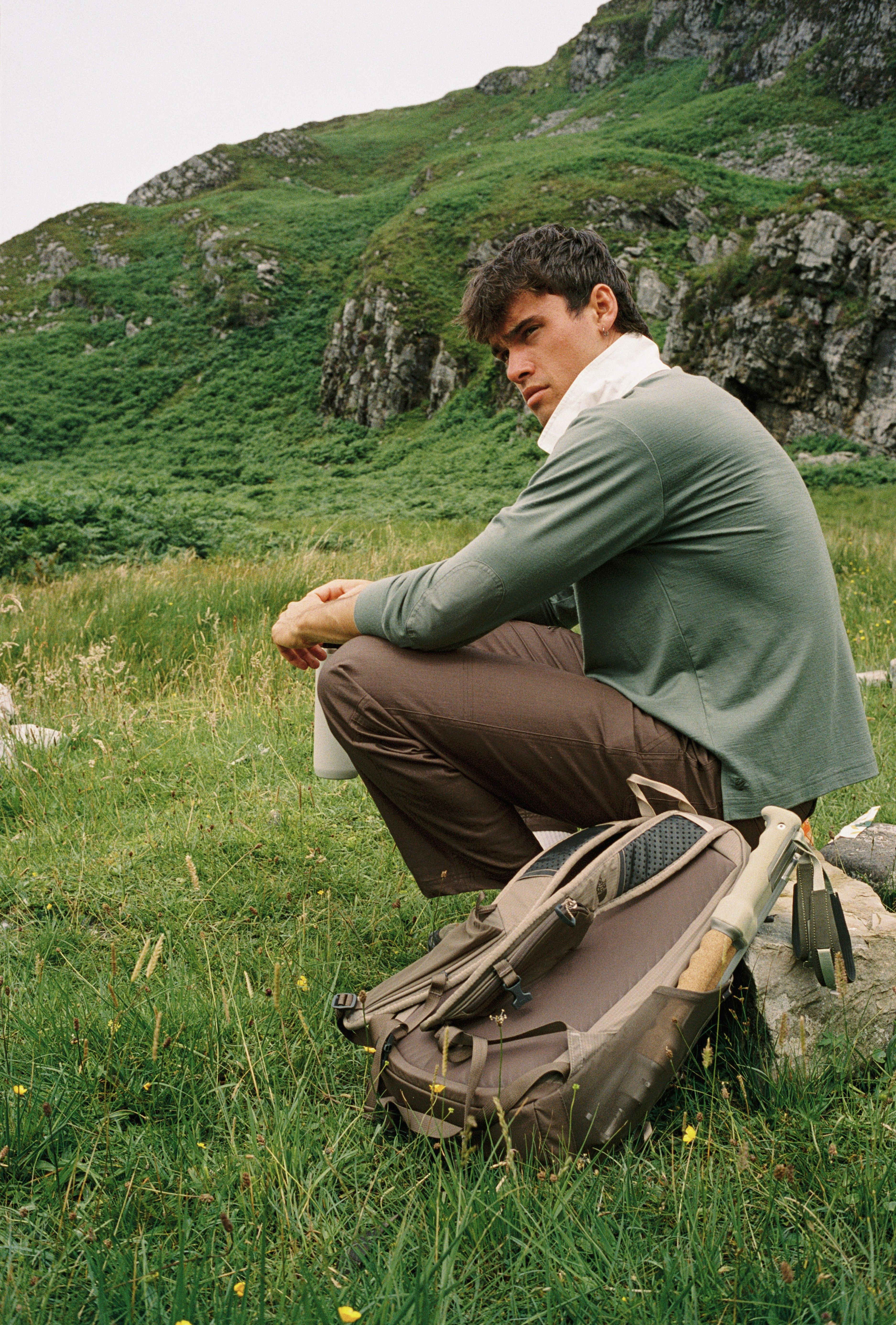 Men's cotton travel pant 