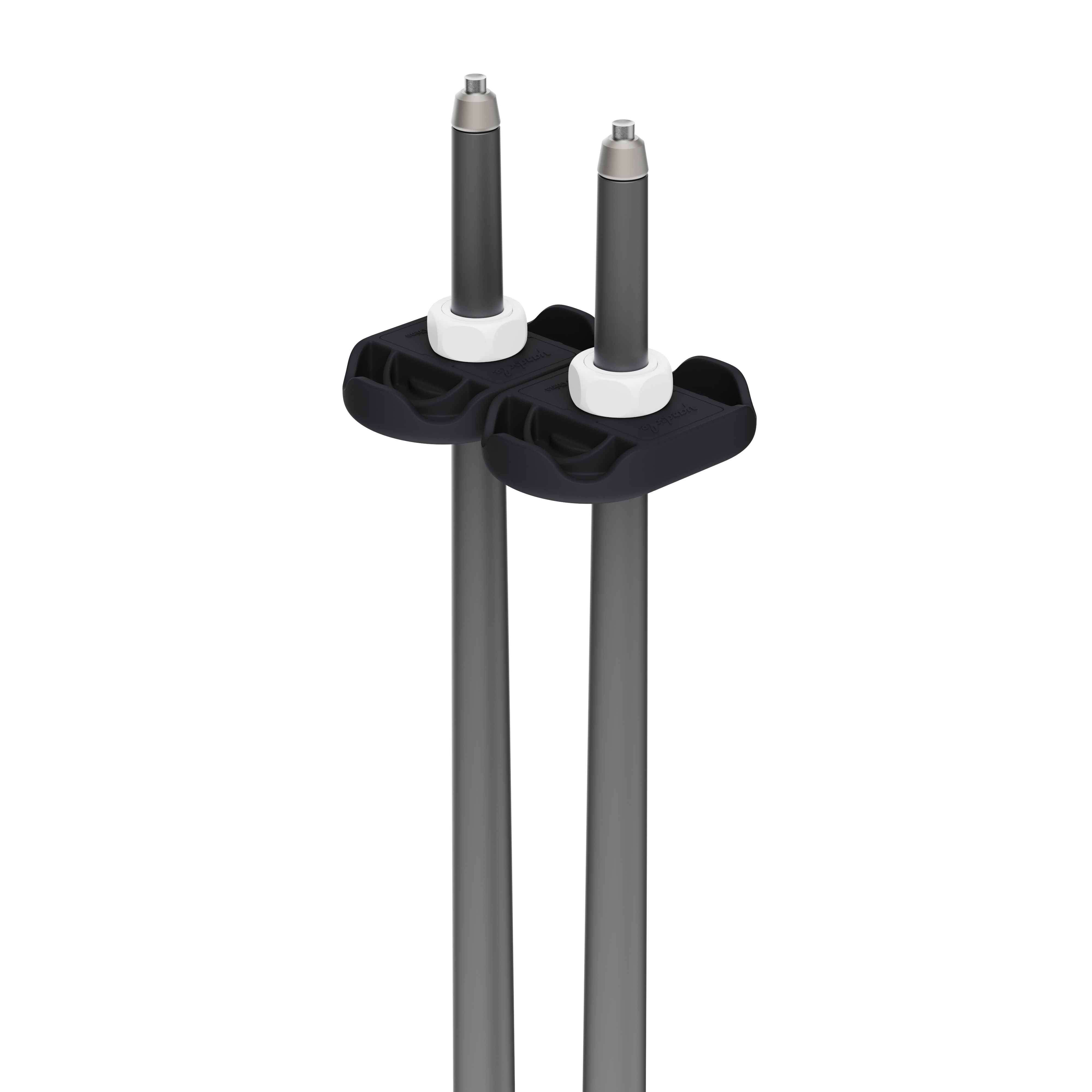 An image of P1 ski poles slush baskets