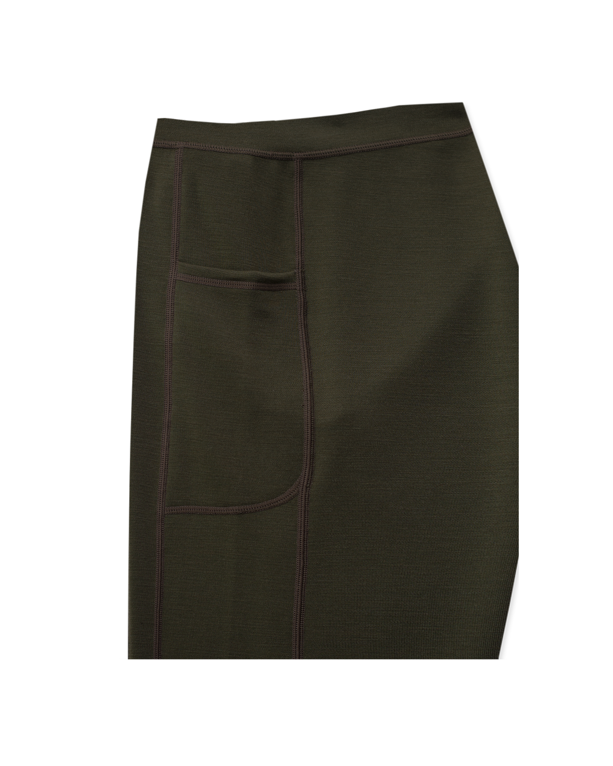 Mens baselayer bottom side green