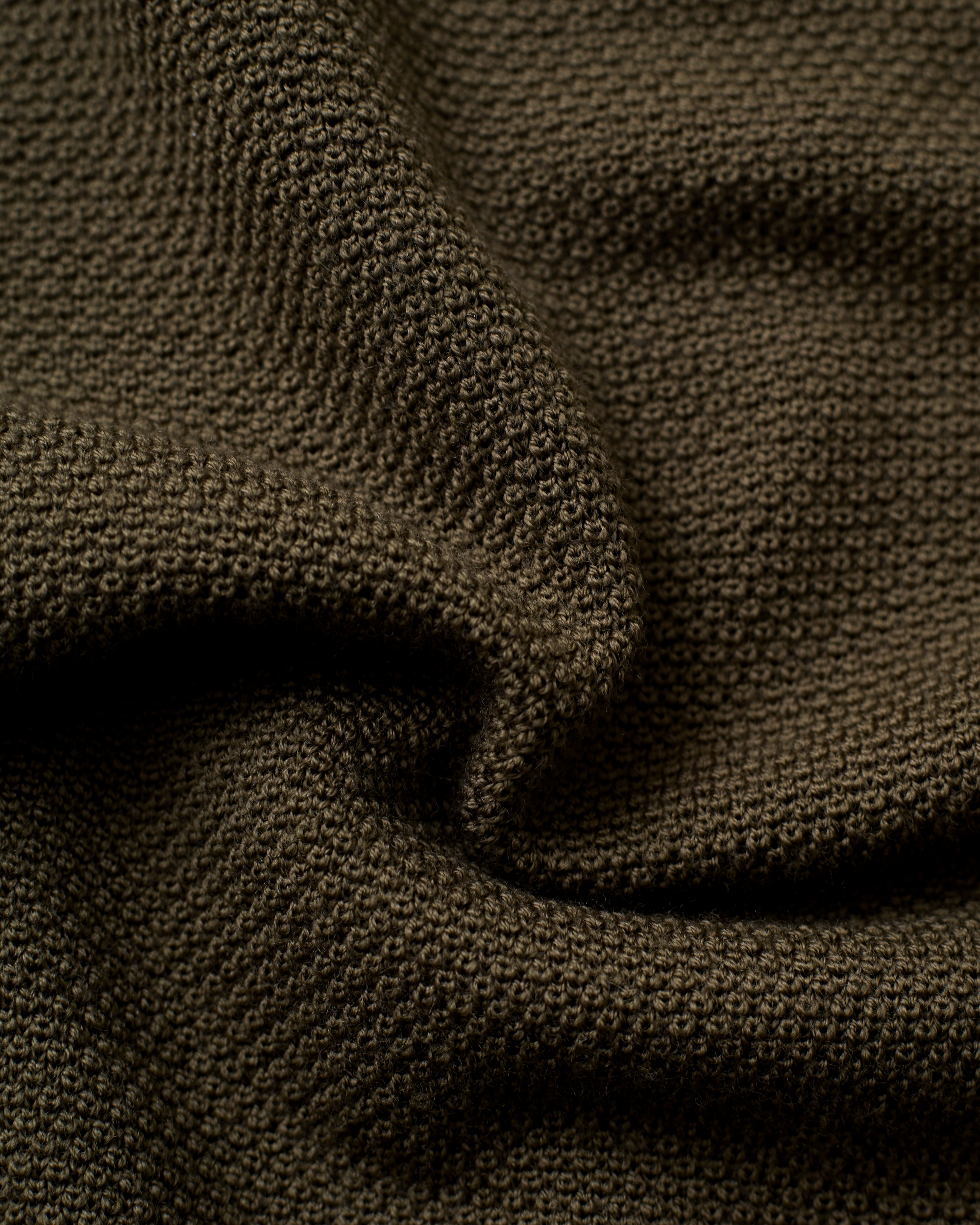 Baselayer top knit pattern green
