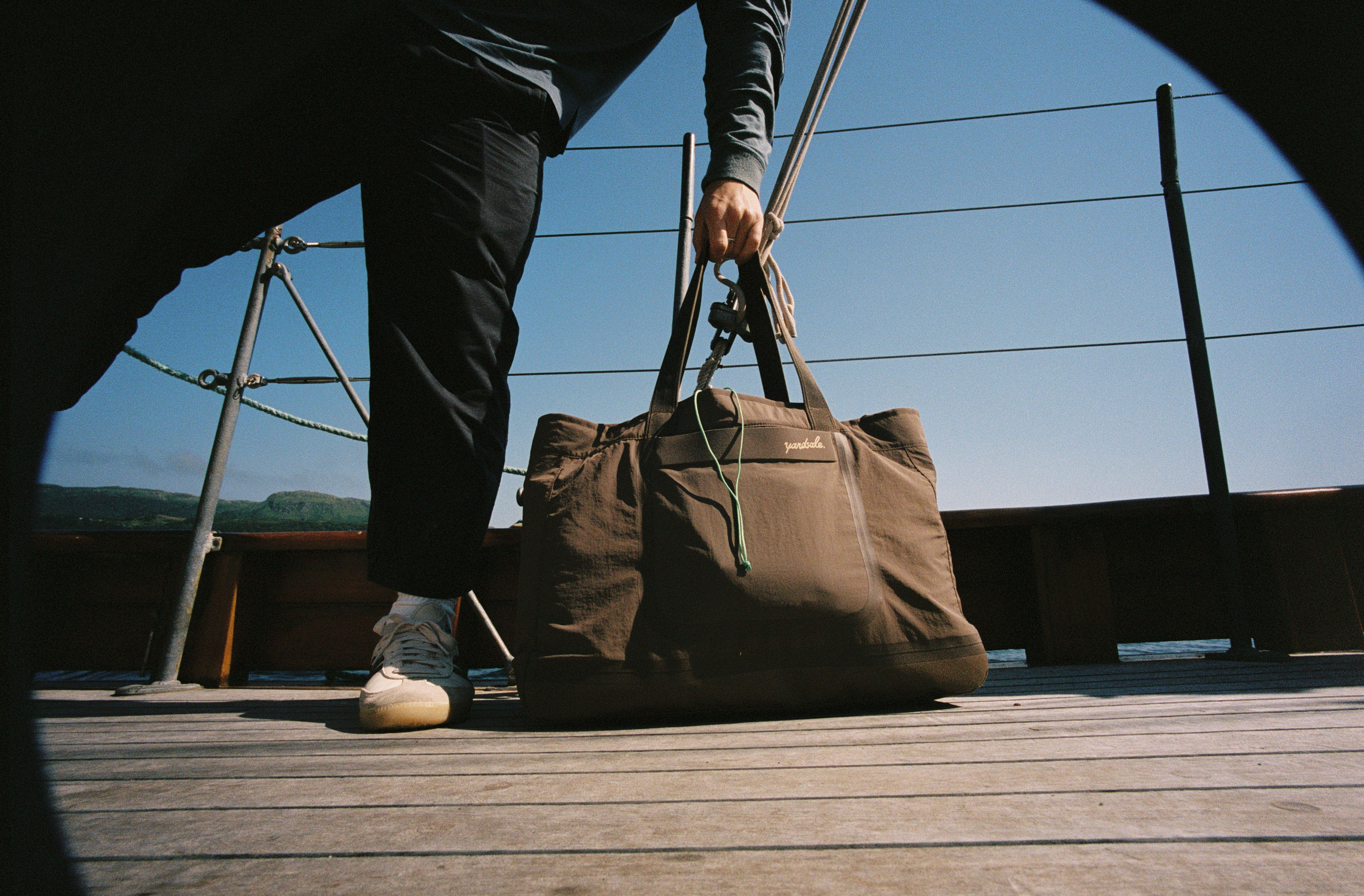 The Day Bag on a boat