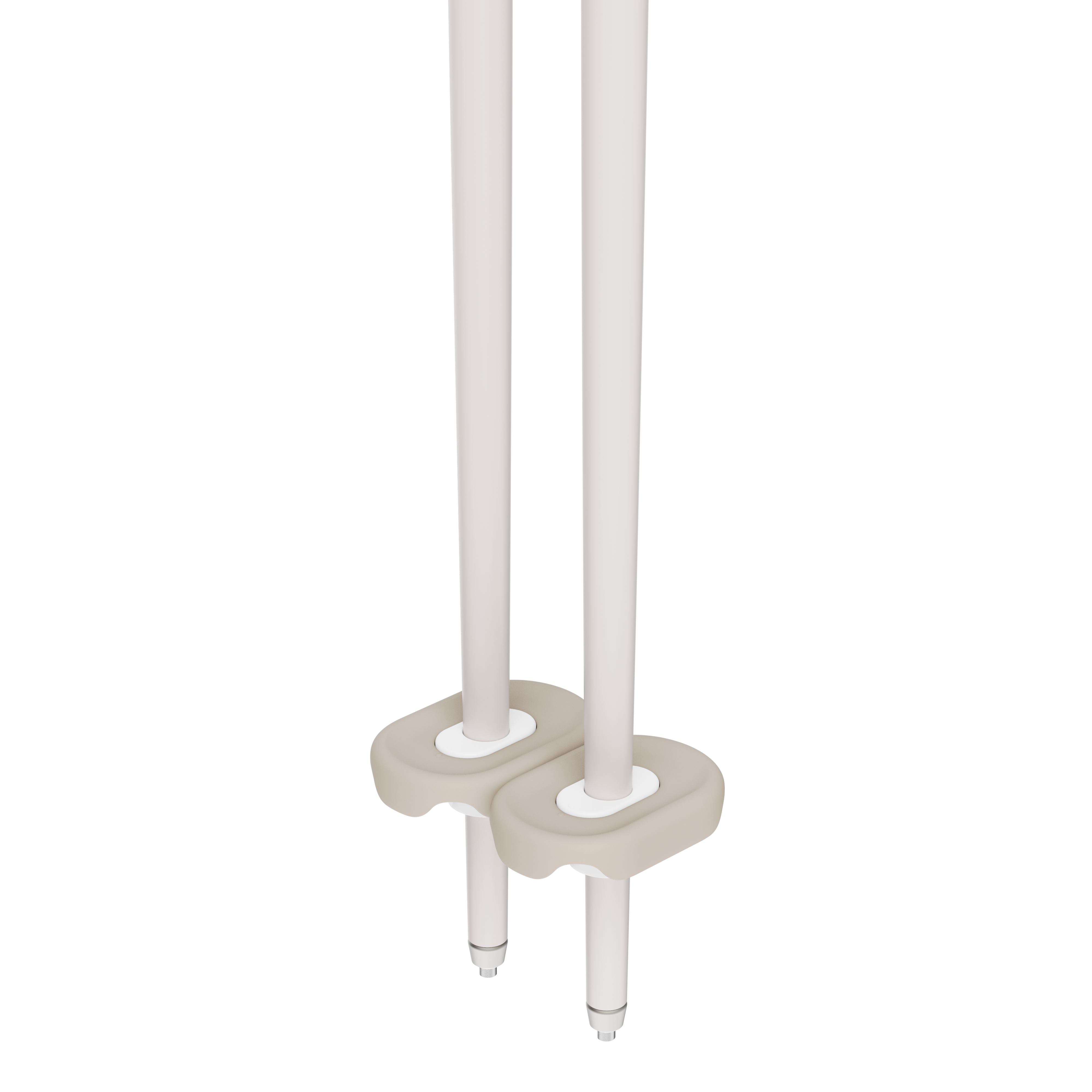 An image of P1 ski poles slush baskets