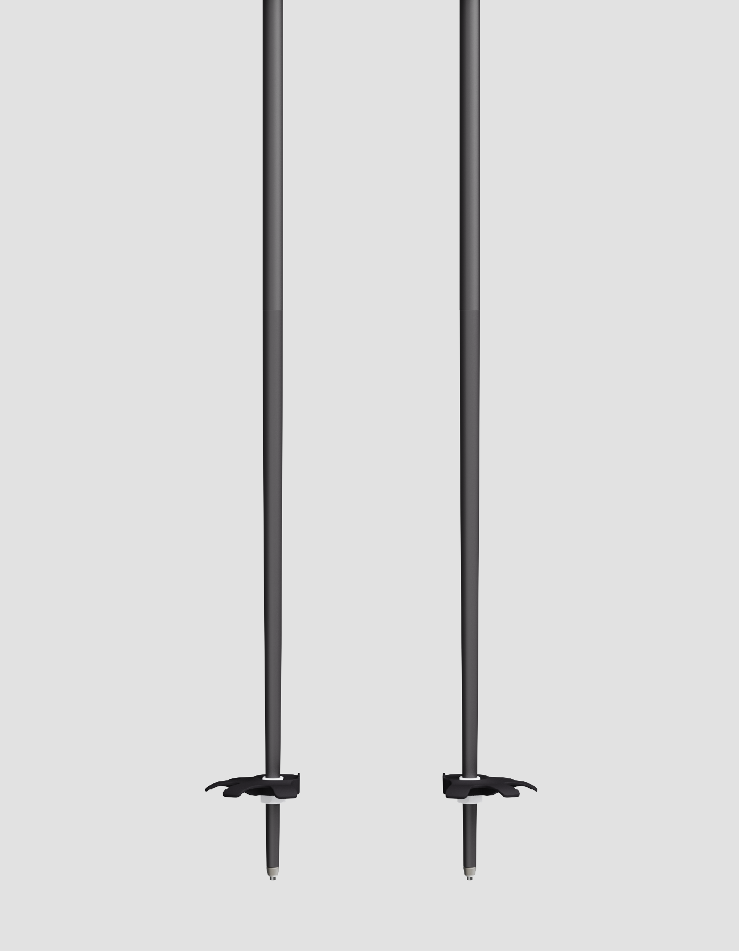An image of fixed length ski poles