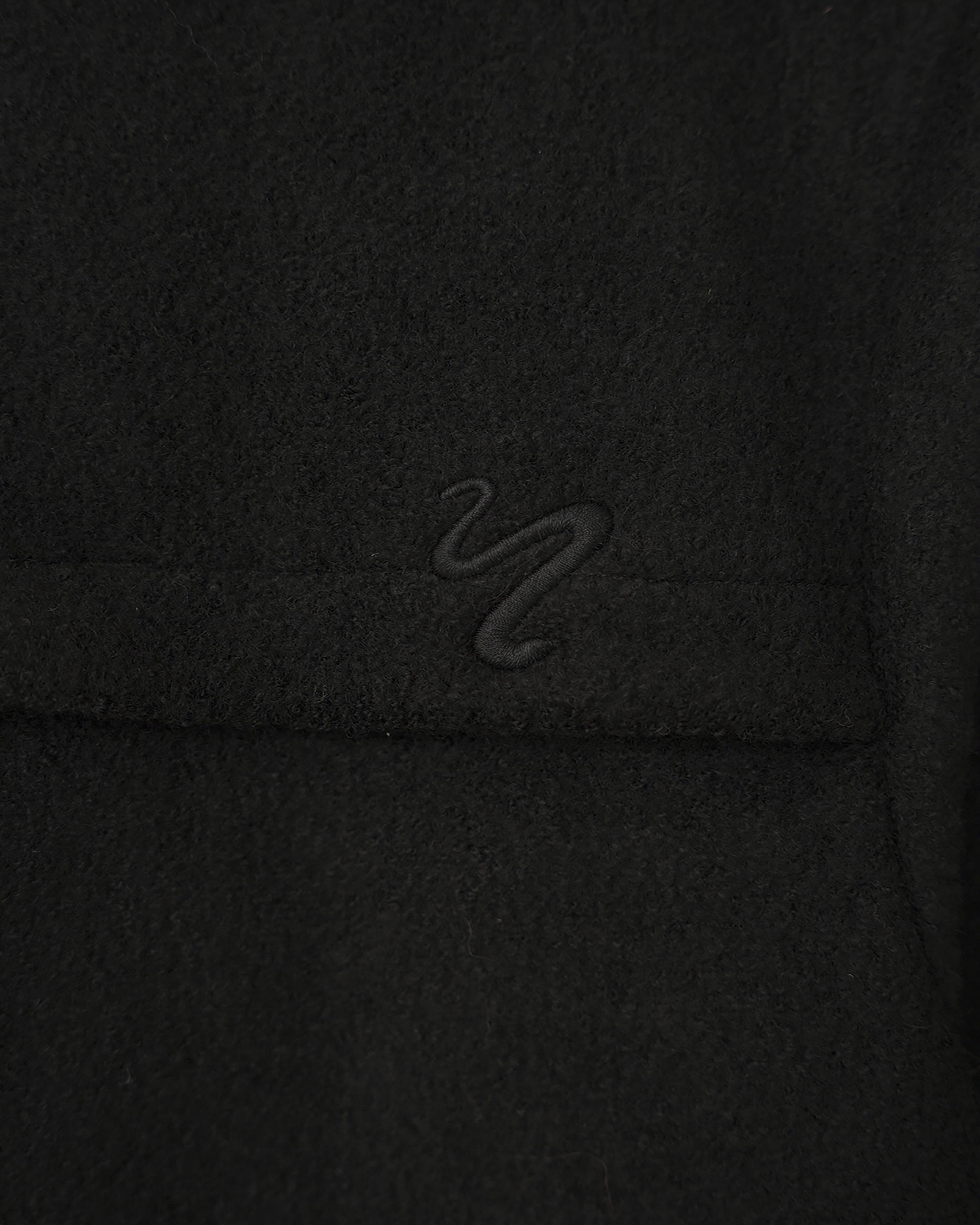 Midlayer black embroidery 