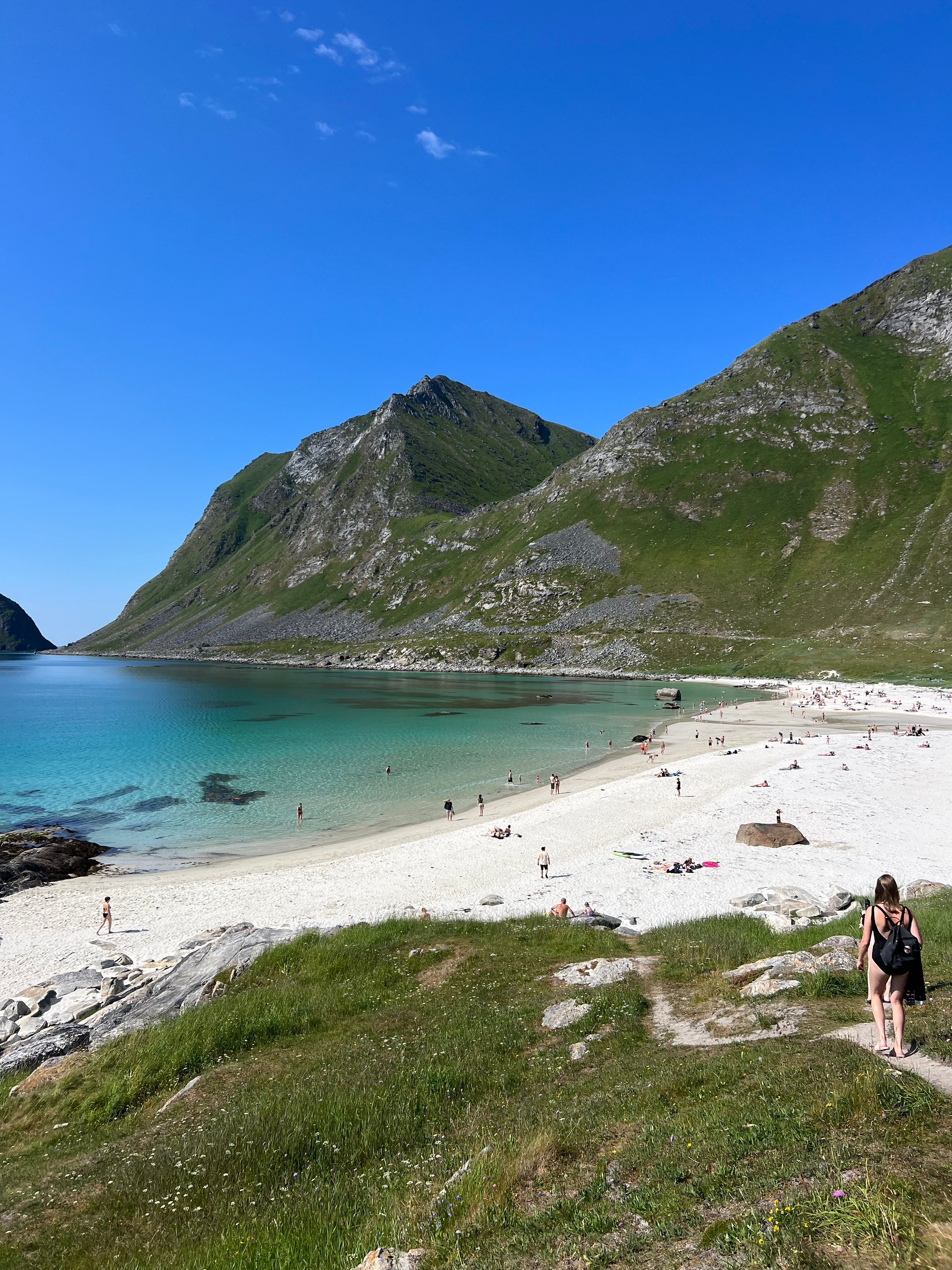 Image of Haukland beach in Lofoten, Norway