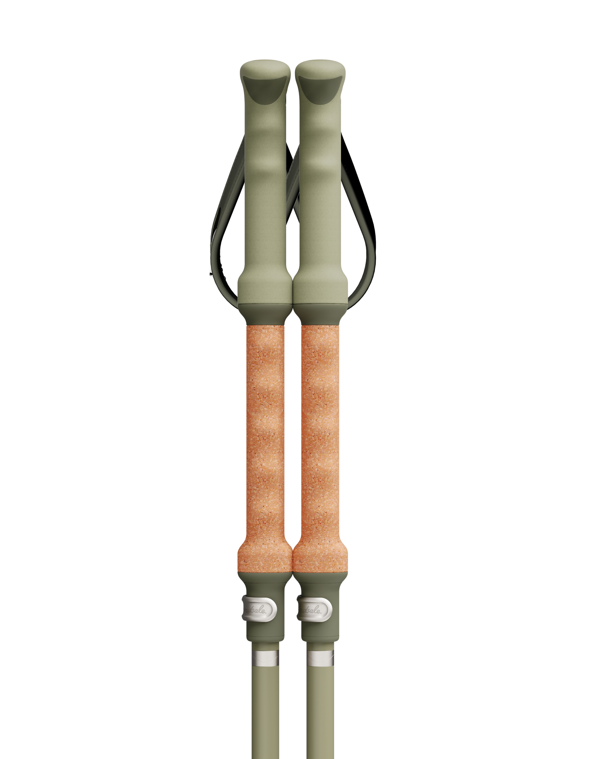 T3 Trekking Poles Handles Front