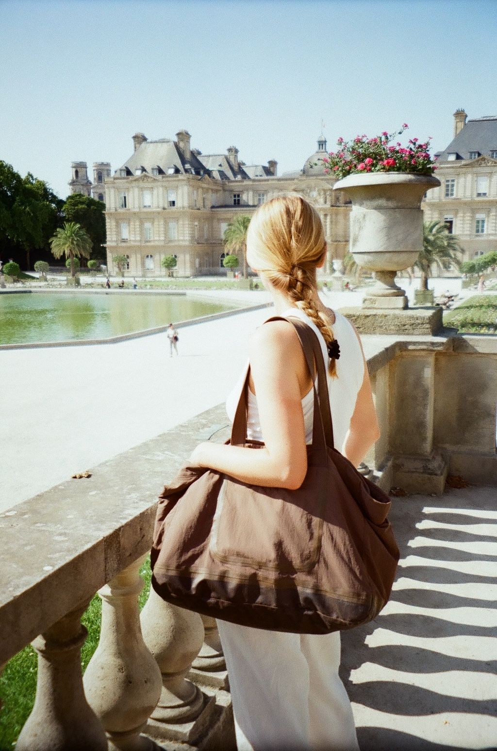 An image a of a person standing in Paris