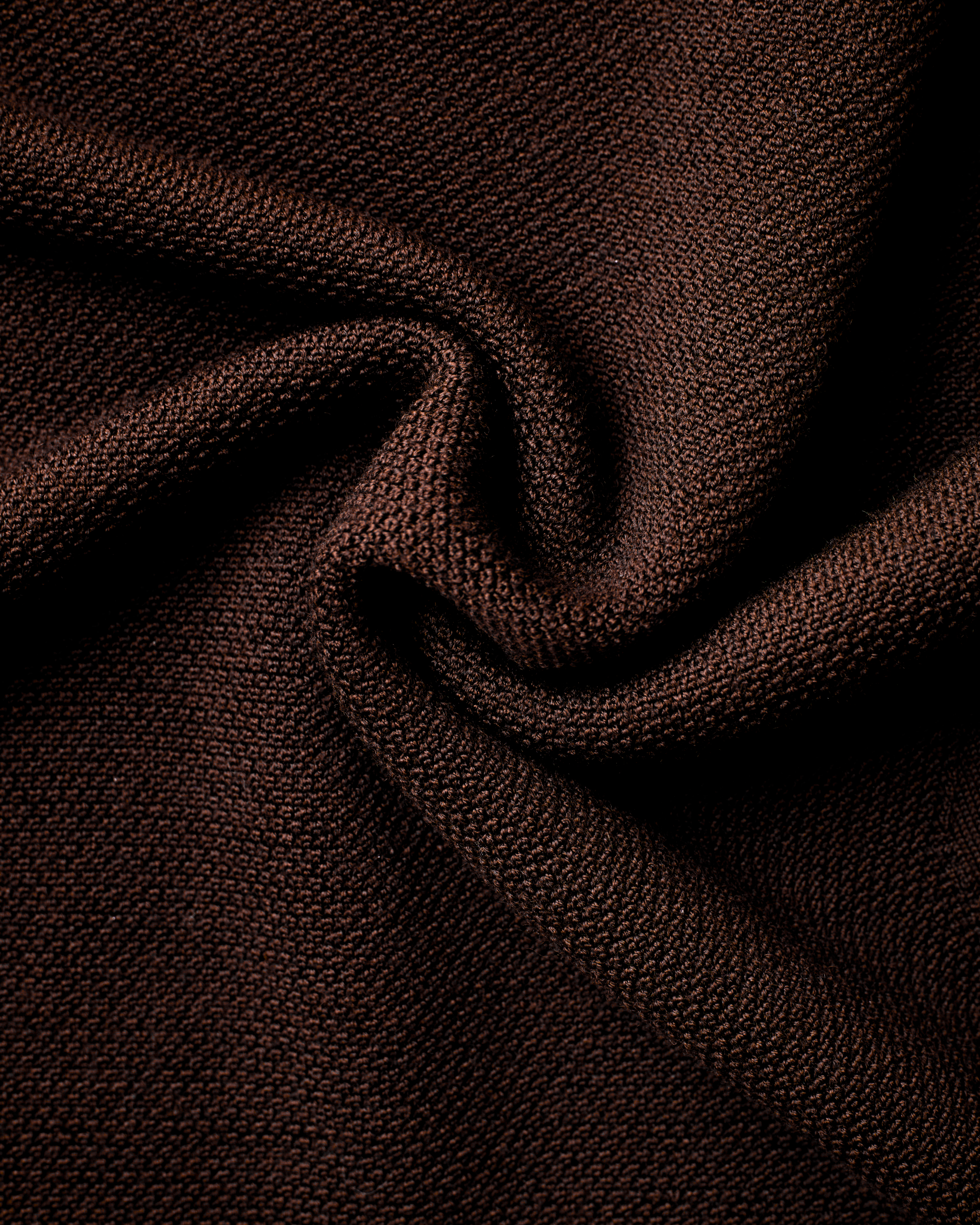 women's baselayer top knit pattern brown
