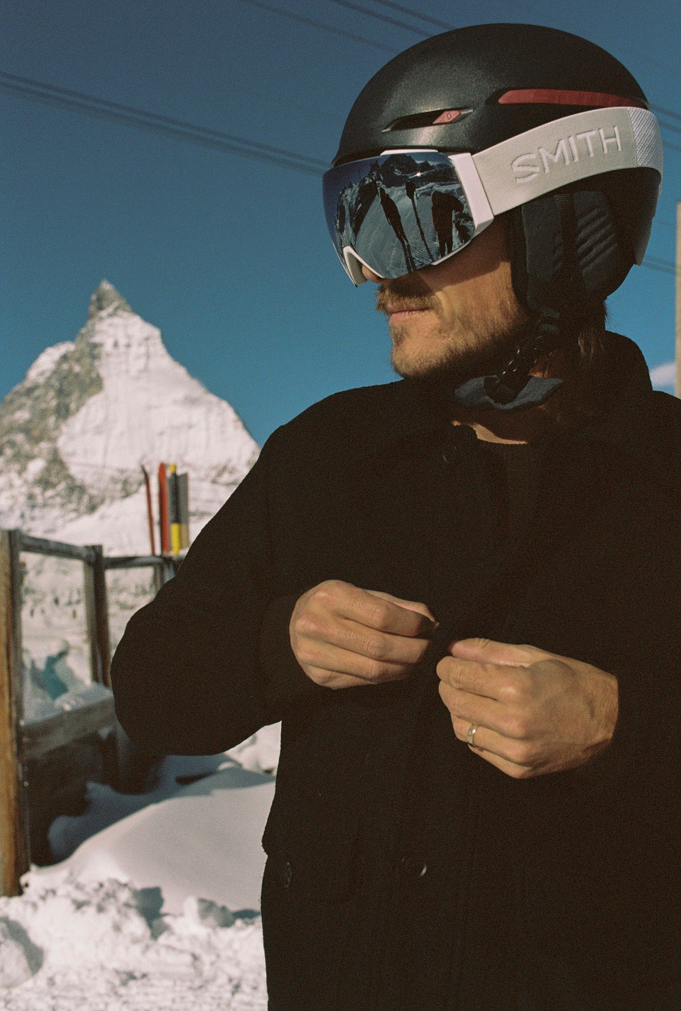 An image of a person skiing